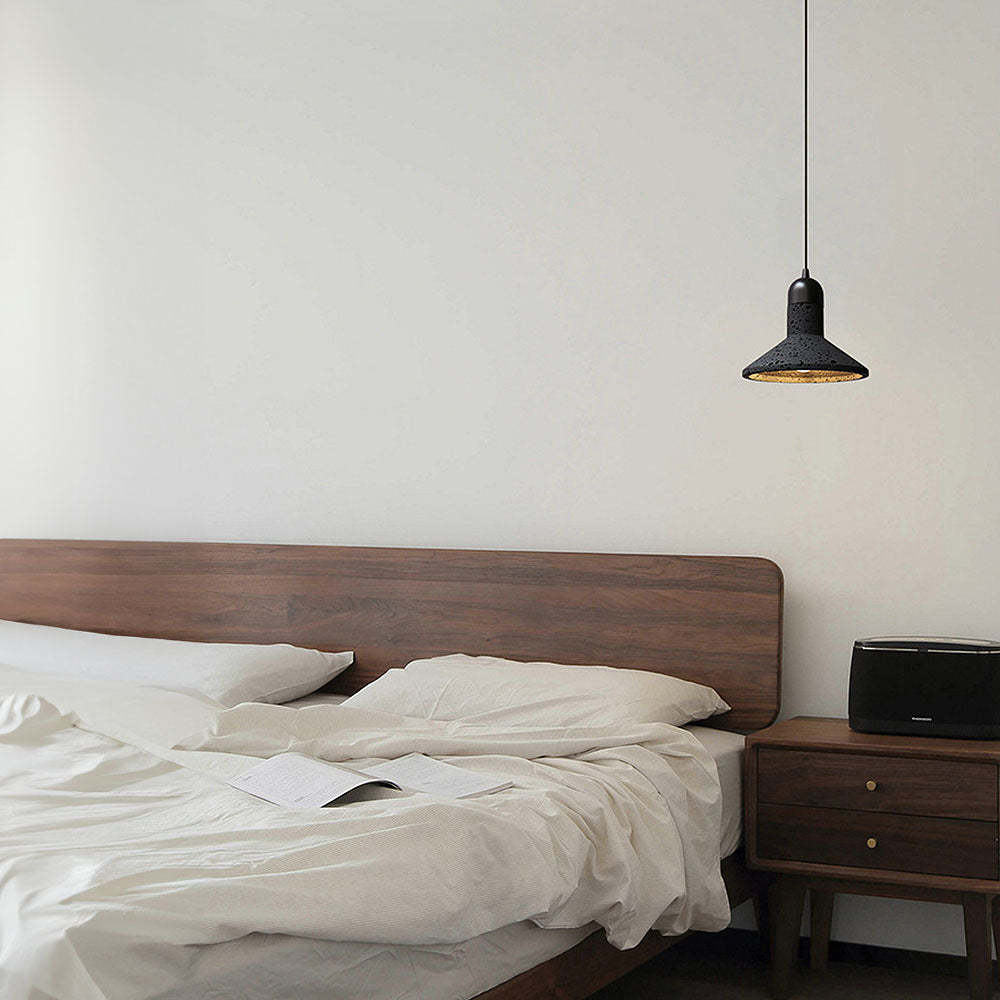 Wabi-Sabi Style Black Pendant Light For Dining Room