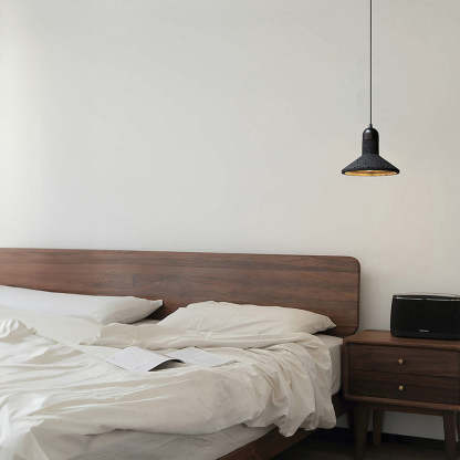 Wabi-Sabi Style Black Pendant Light For Dining Room