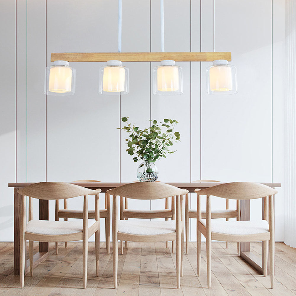 Modern Wood Bar pendant light For Kitchen Island