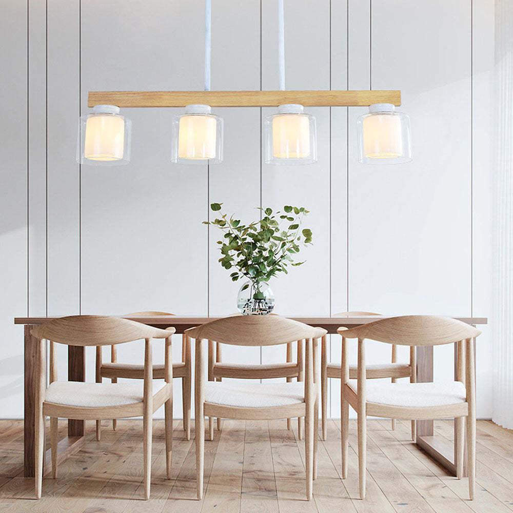 Modern Wood Bar pendant light For Kitchen Island