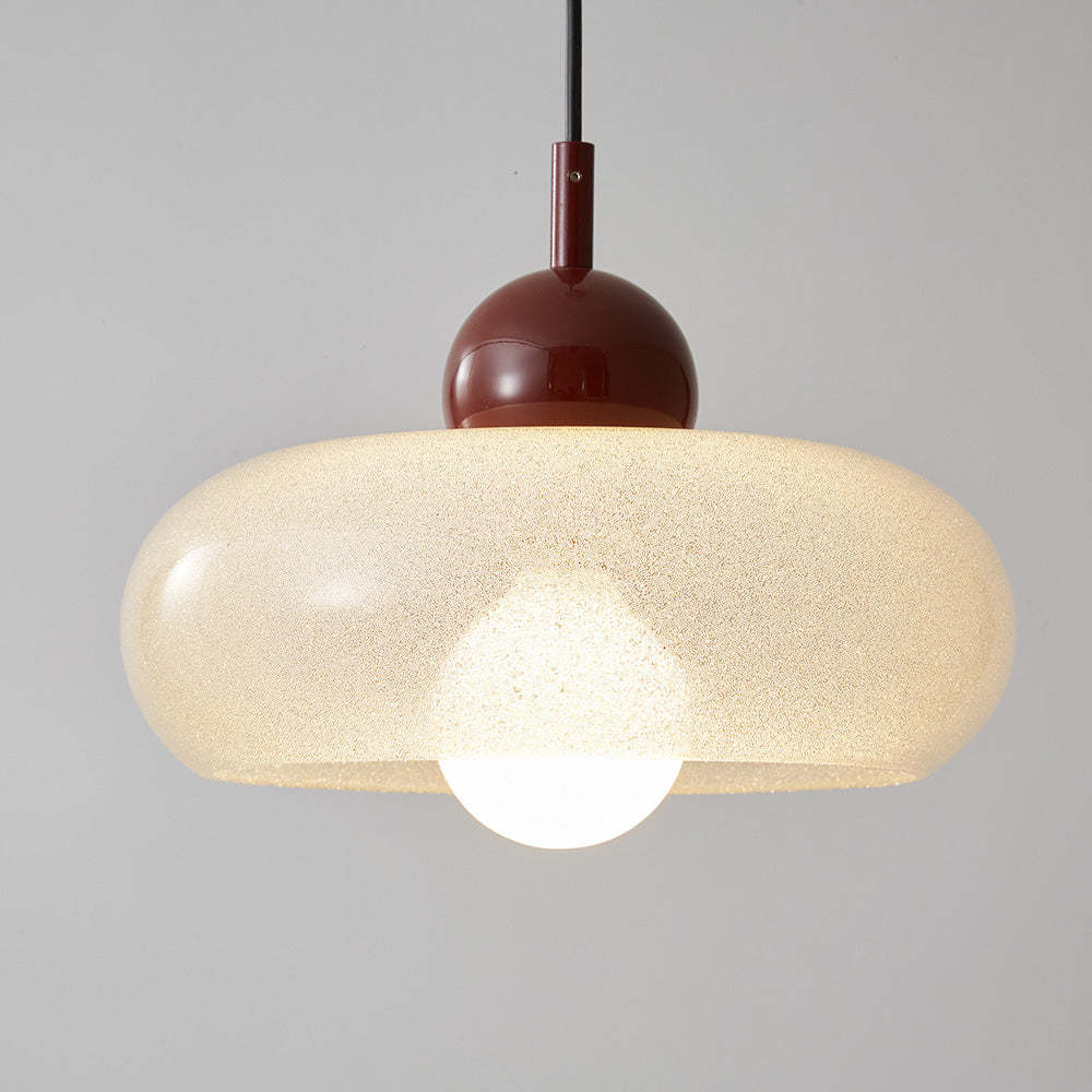 Modern Minimalist Red Iron Pendant Lights For Living Room