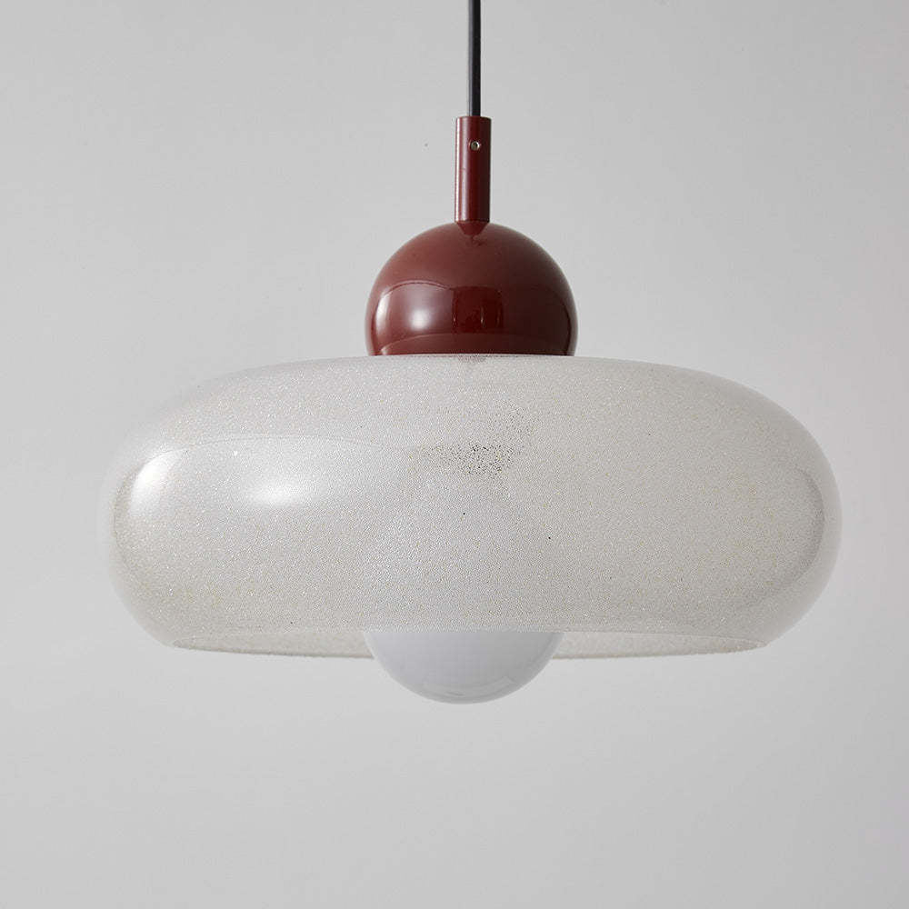 Modern Minimalist Red Iron Pendant Lights For Living Room