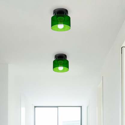 Bauhaus Glass Colorful Ceiling Lights