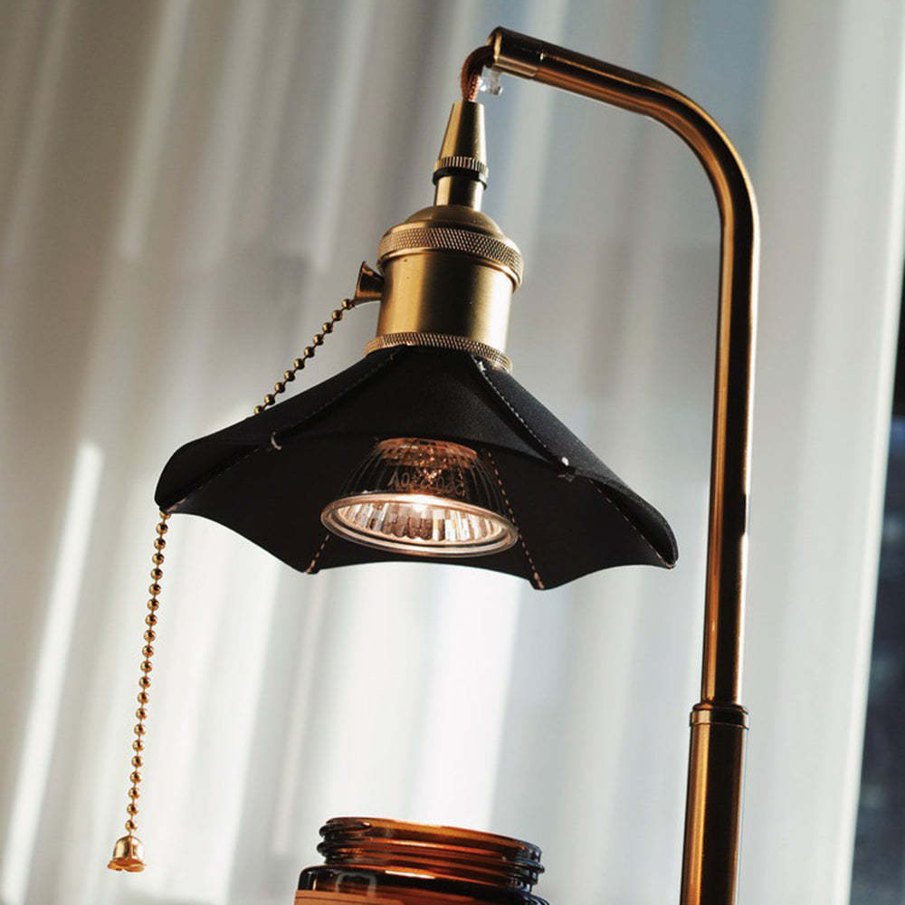 Wood Vintage Decorative Candle Warmer Lamp