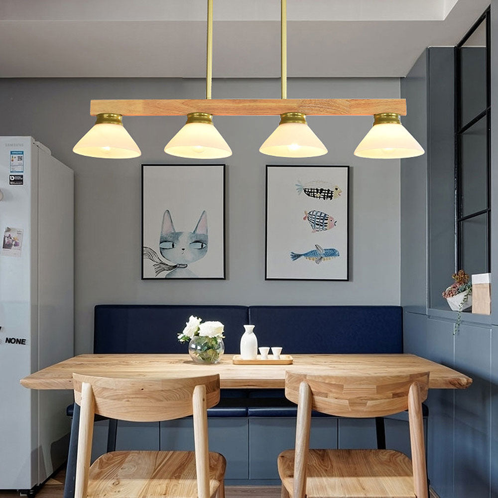 Contemporary Wooden Ceiling Lights For Kitchen Island