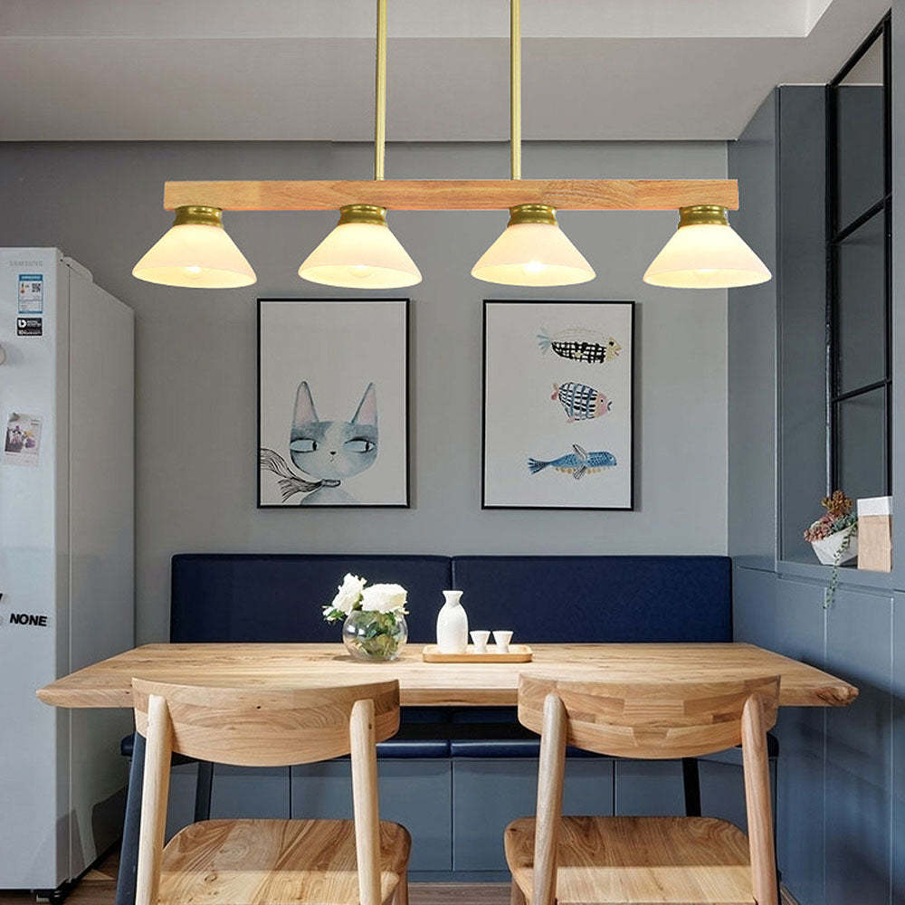 Contemporary Wooden Ceiling Lights For Kitchen Island
