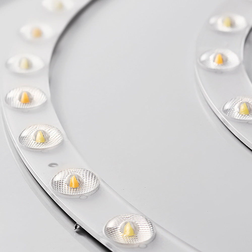 Minimalist Round Acrylic Colorful Bedroom LED Ceiling Light