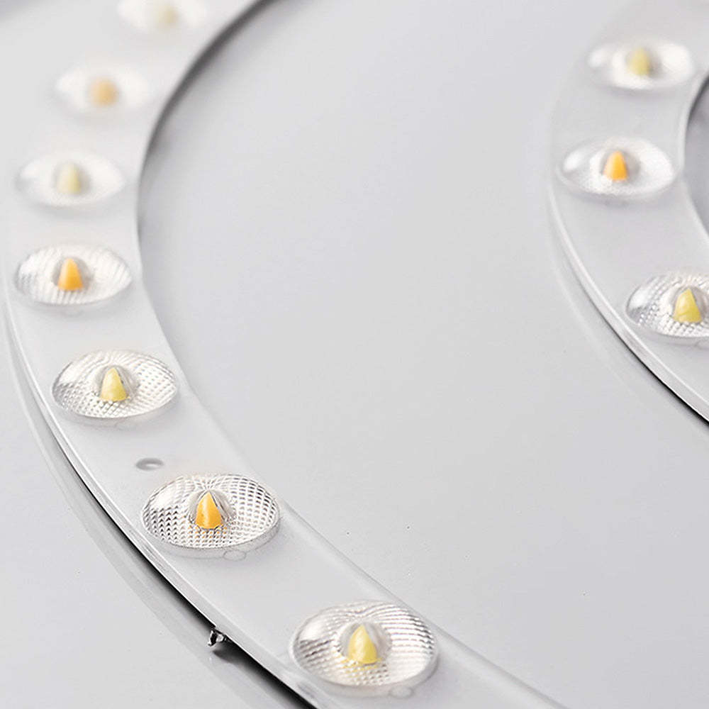 Minimalist Round Acrylic Colorful Bedroom LED Ceiling Light