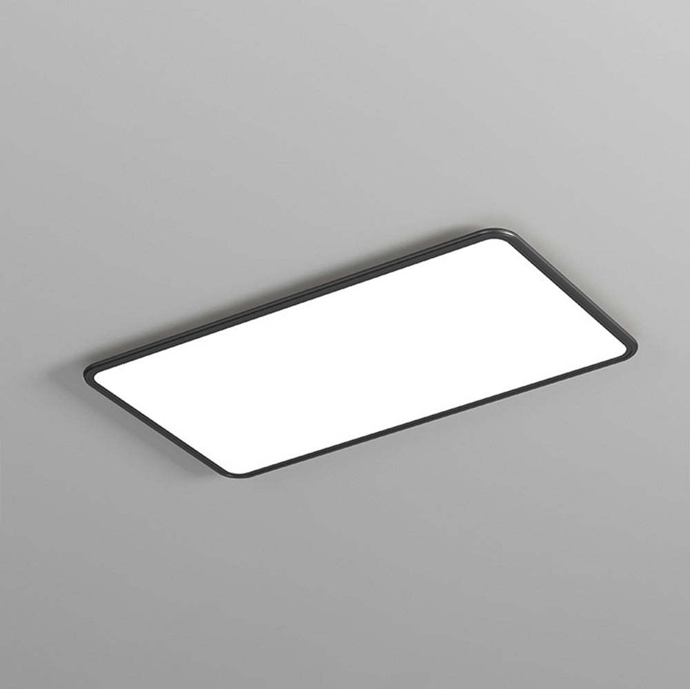 Modern Minimalist Black Acrylic LED Ceiling Light for Living Room