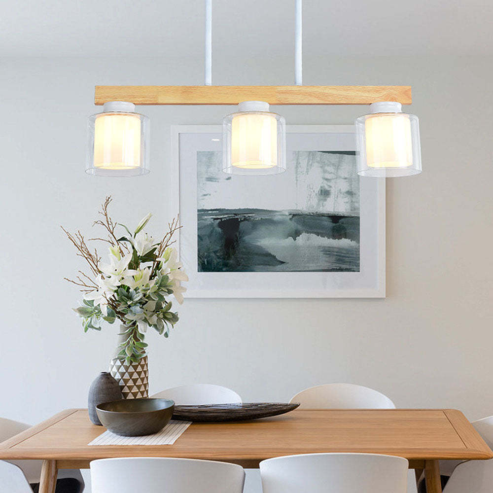 Modern Wood Bar pendant light For Kitchen Island