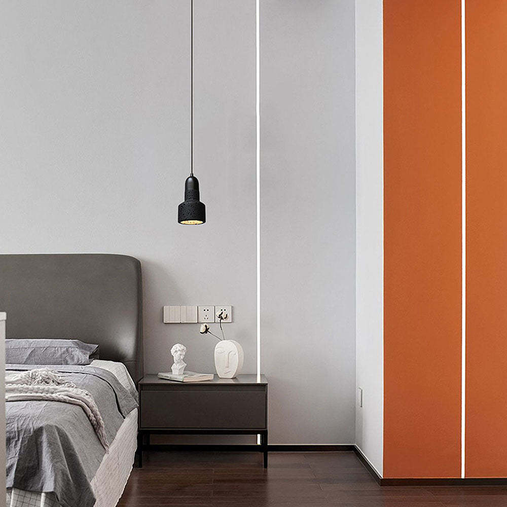 Wabi-Sabi Style Black Pendant Light For Dining Room