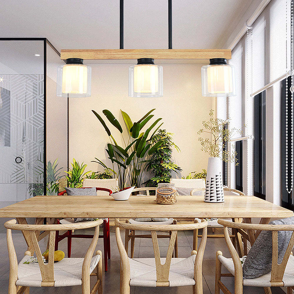 Modern Wood Bar pendant light For Kitchen Island