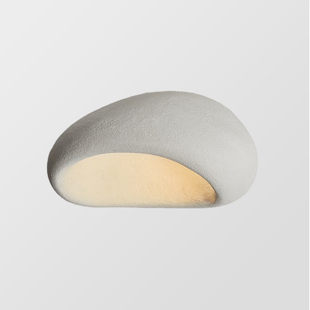 Wabi Sabi Khmara Flush Ceiling Light -Homdiy