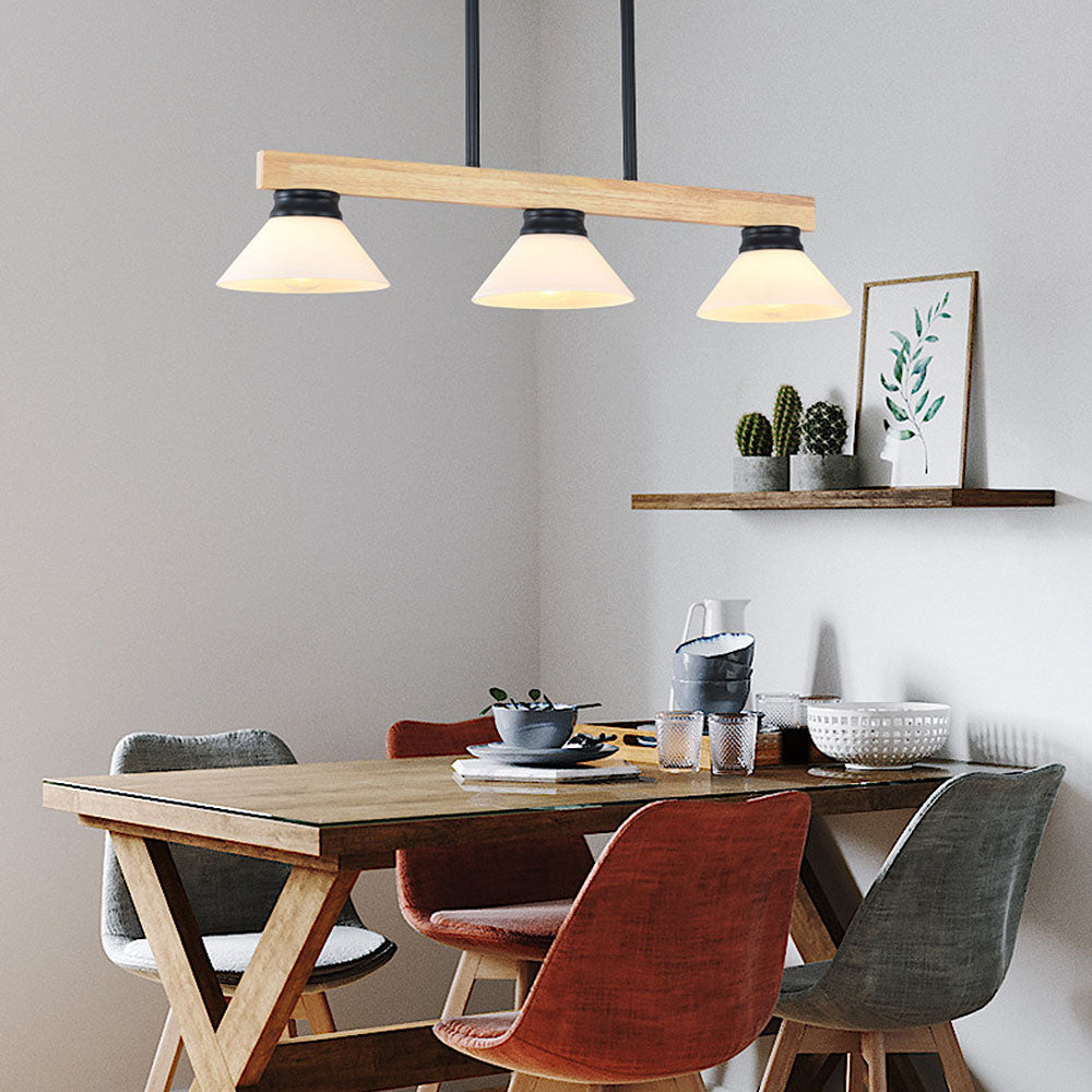 Contemporary Wooden Ceiling Lights For Kitchen Island