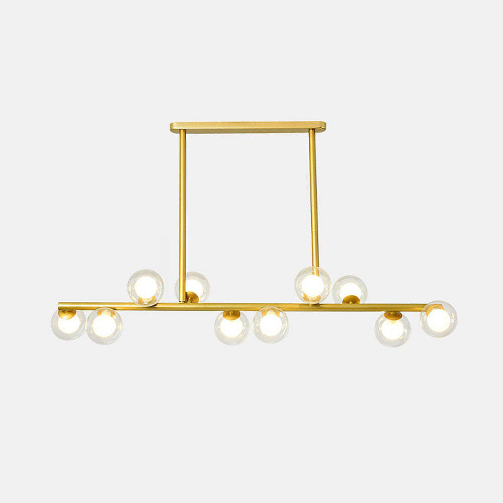 Modern Glass Ceiling Bar Lights For Kitchen Island