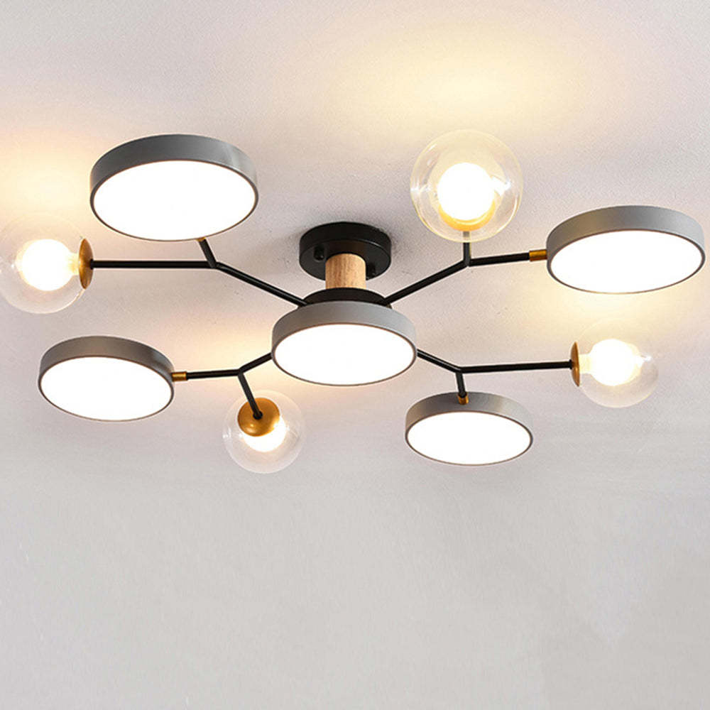 Multi Bulbs LED Colorful Living Room Ceiling Light