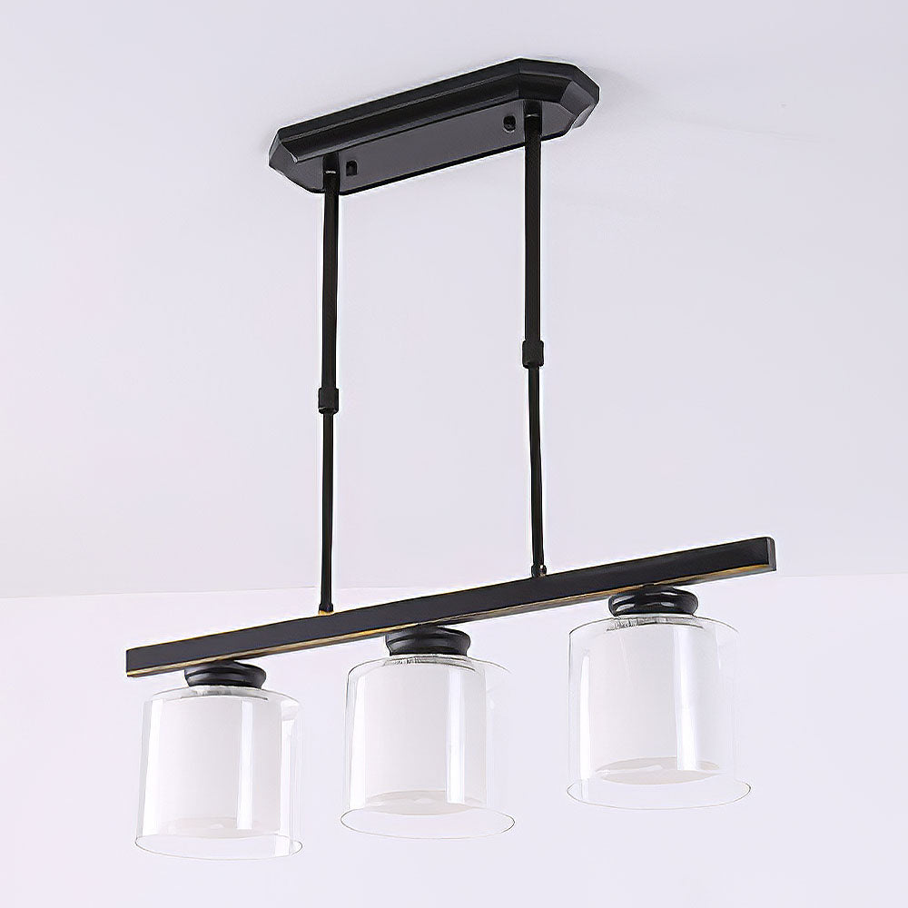 Multi-Bulbs Glass Dining Room Ceiling Lights
