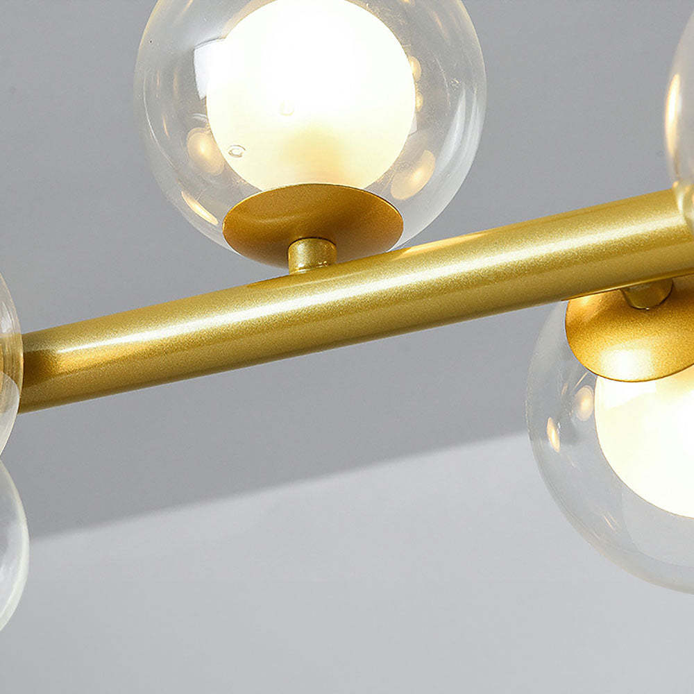 Modern Glass Ceiling Bar Lights For Kitchen Island