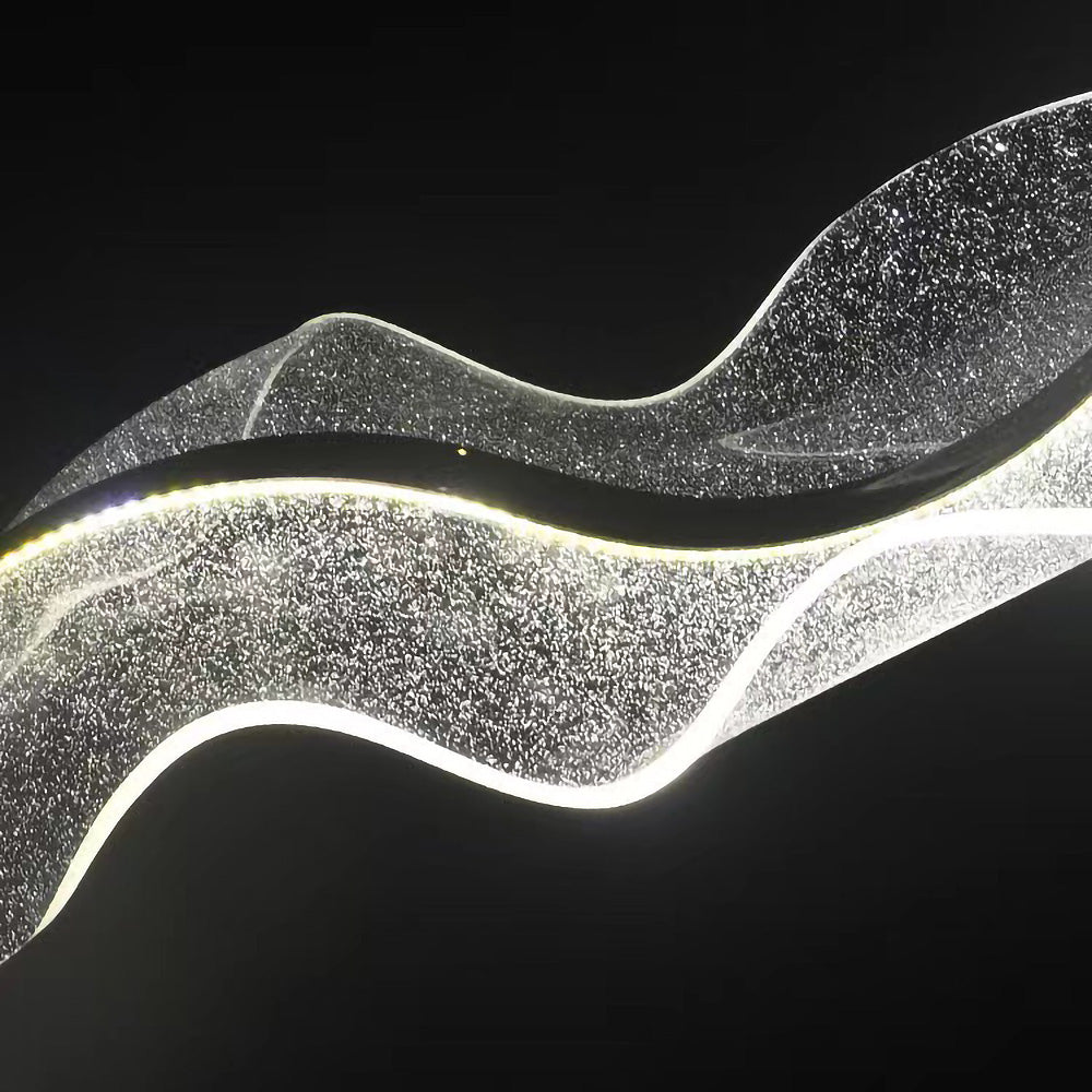 Designer Modern Nordic Wavy LED Island Lighting