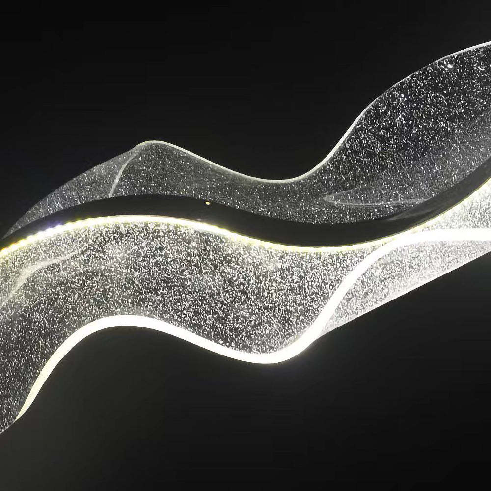 Designer Modern Nordic Wavy LED Island Lighting