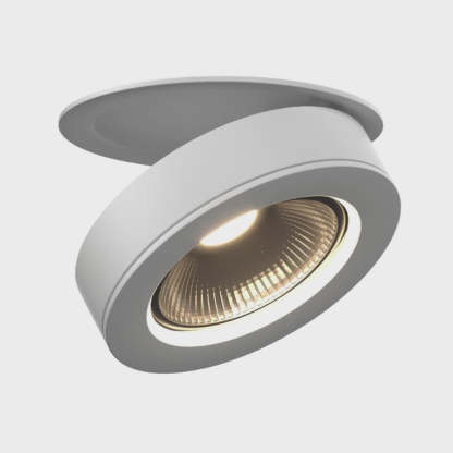 360° Rotatable Compact Round Aluminum LED Ceiling Downlights For Hallway