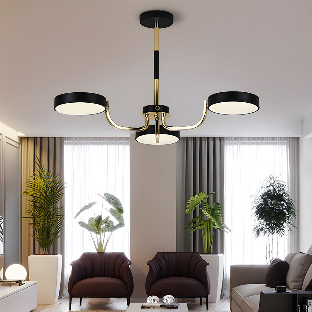 Modern Iron LED Ceiling Light For Living Room