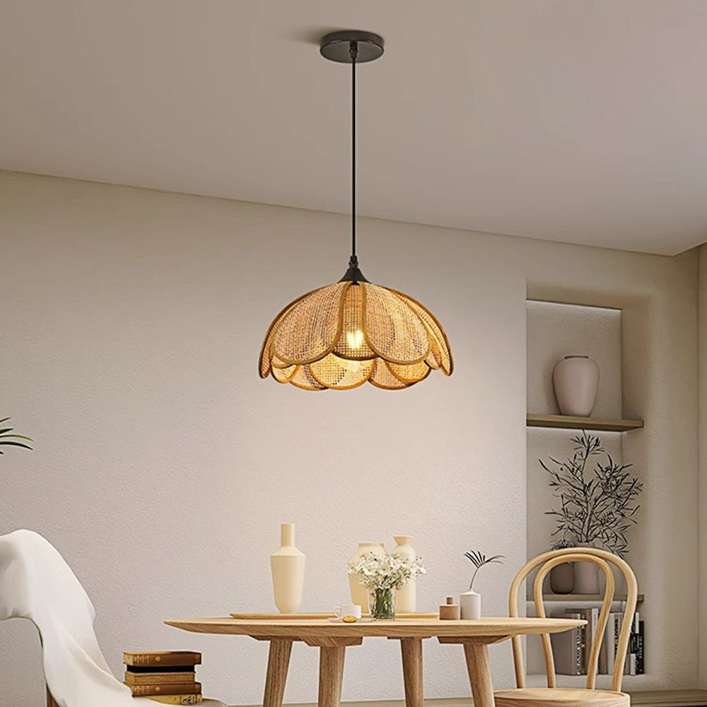 Simple Rattan Design Living Room Pendant Lights