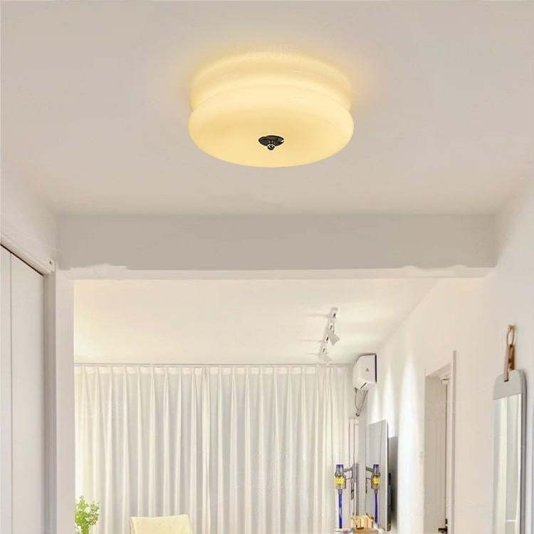 Art LED Glass Flush Mount Ceiling Lights -Homdiy