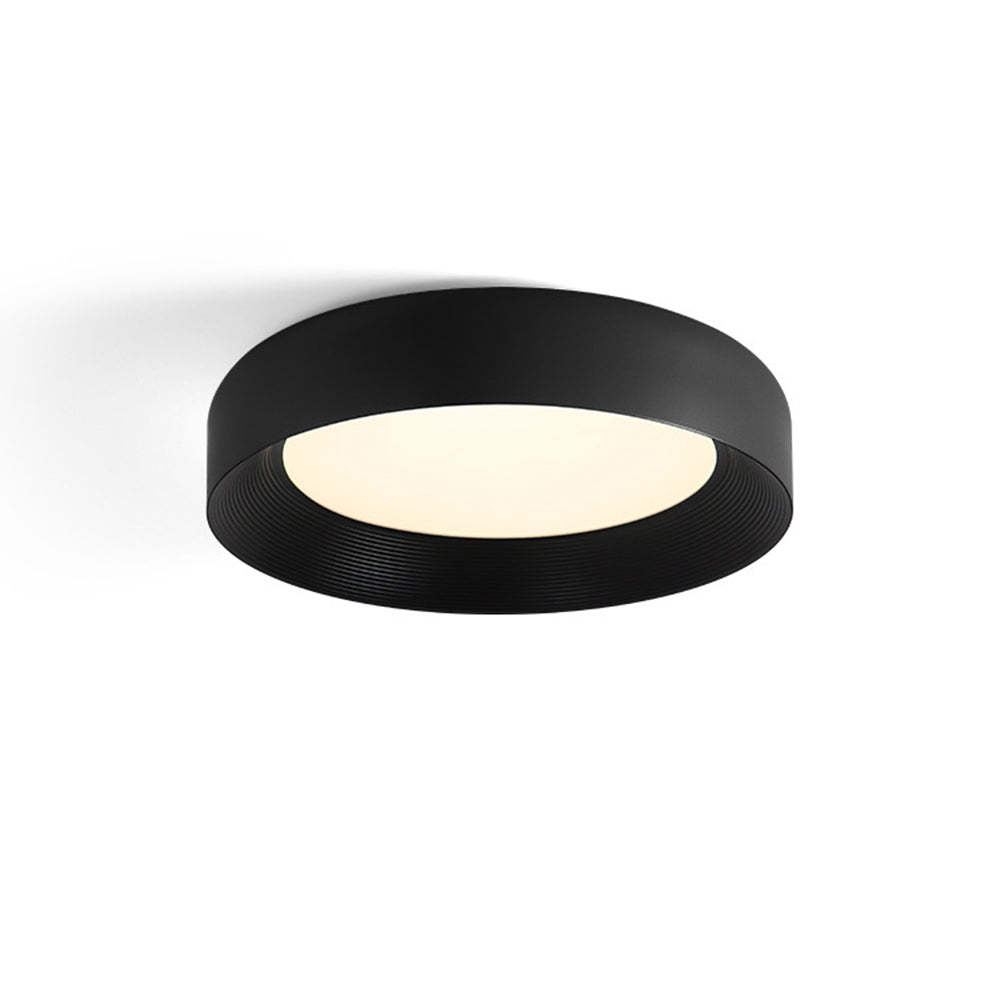 Modern LED Metal Ceiling Lamp Flush Mount Black Ceiling Light