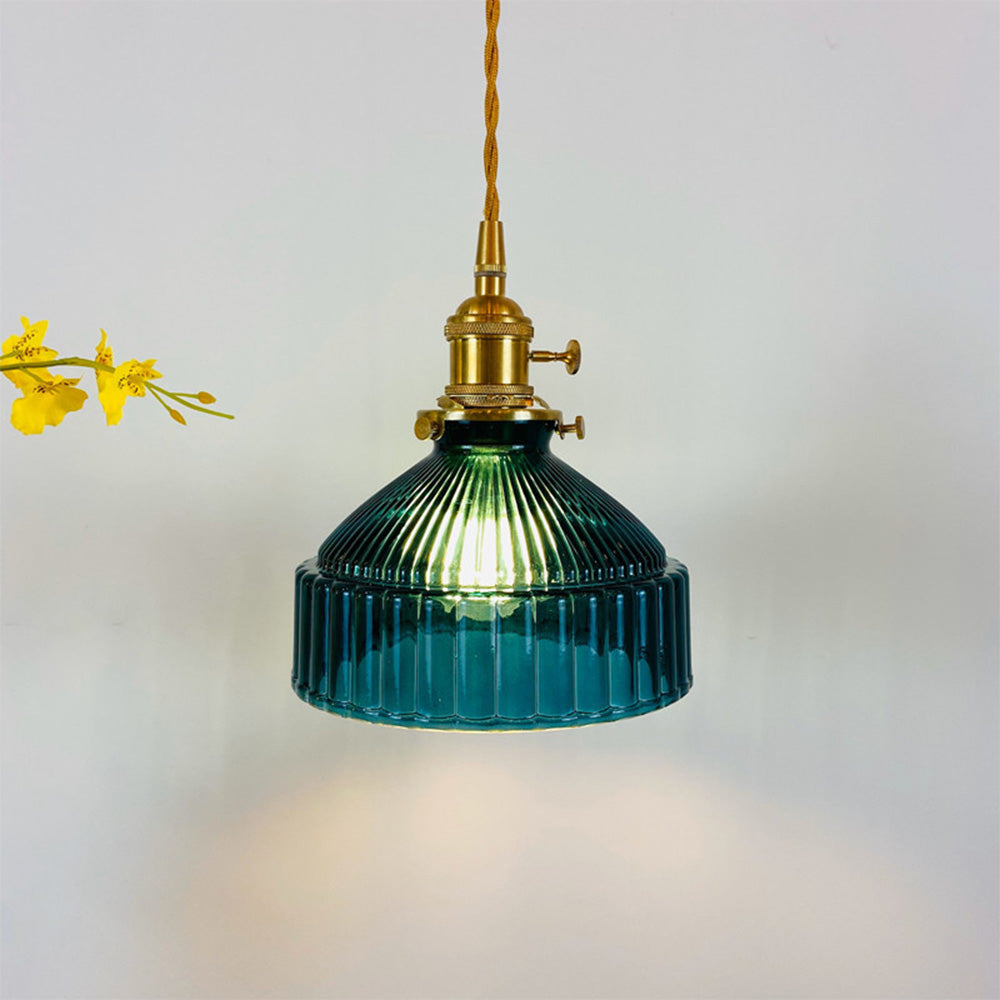 Vintage Glass Round Pendant Lighting