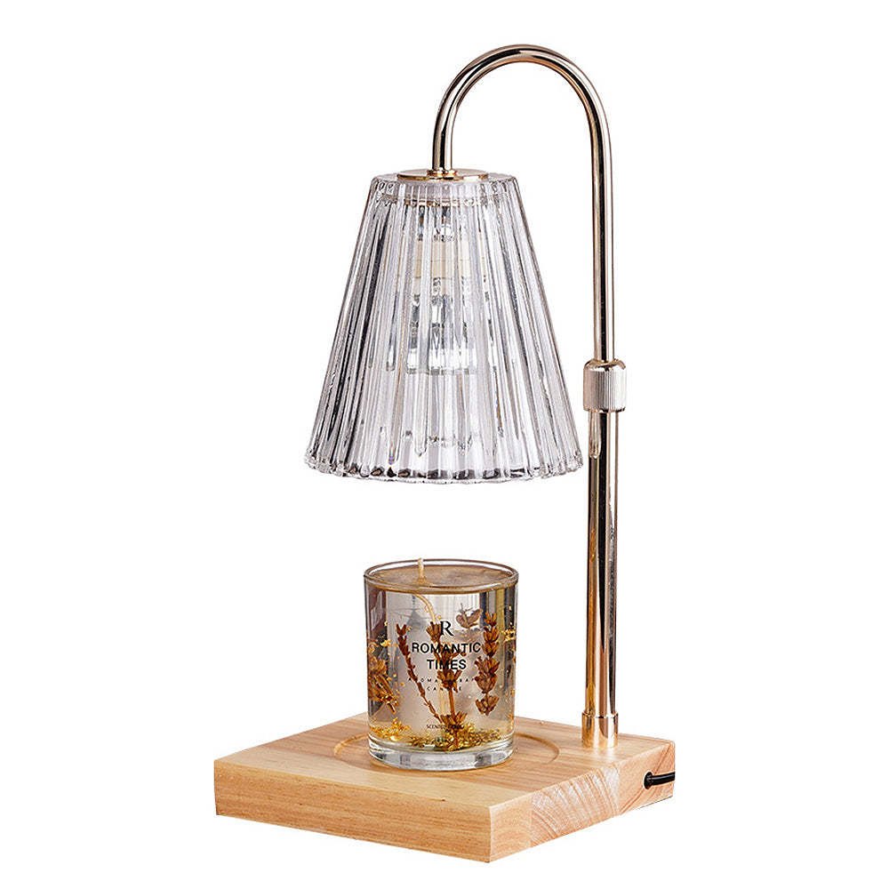Contemporary Nordic Brown Glass Bedroom Table Lamp