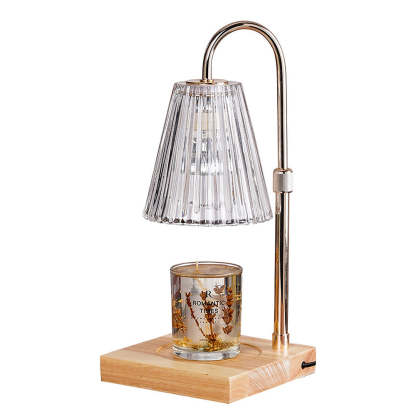 Contemporary Nordic Brown Glass Bedroom Table Lamp