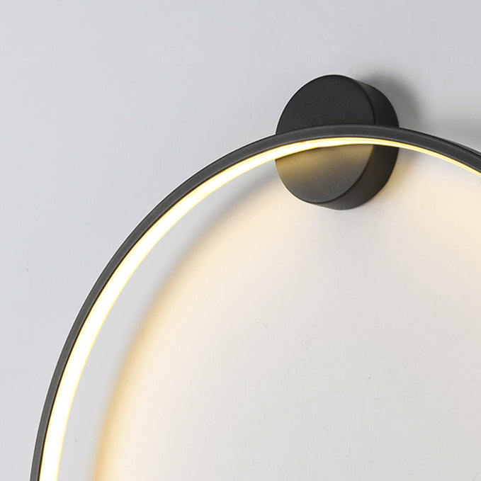 Minimalist Circle Background Decoration Wall Light -Homdiy