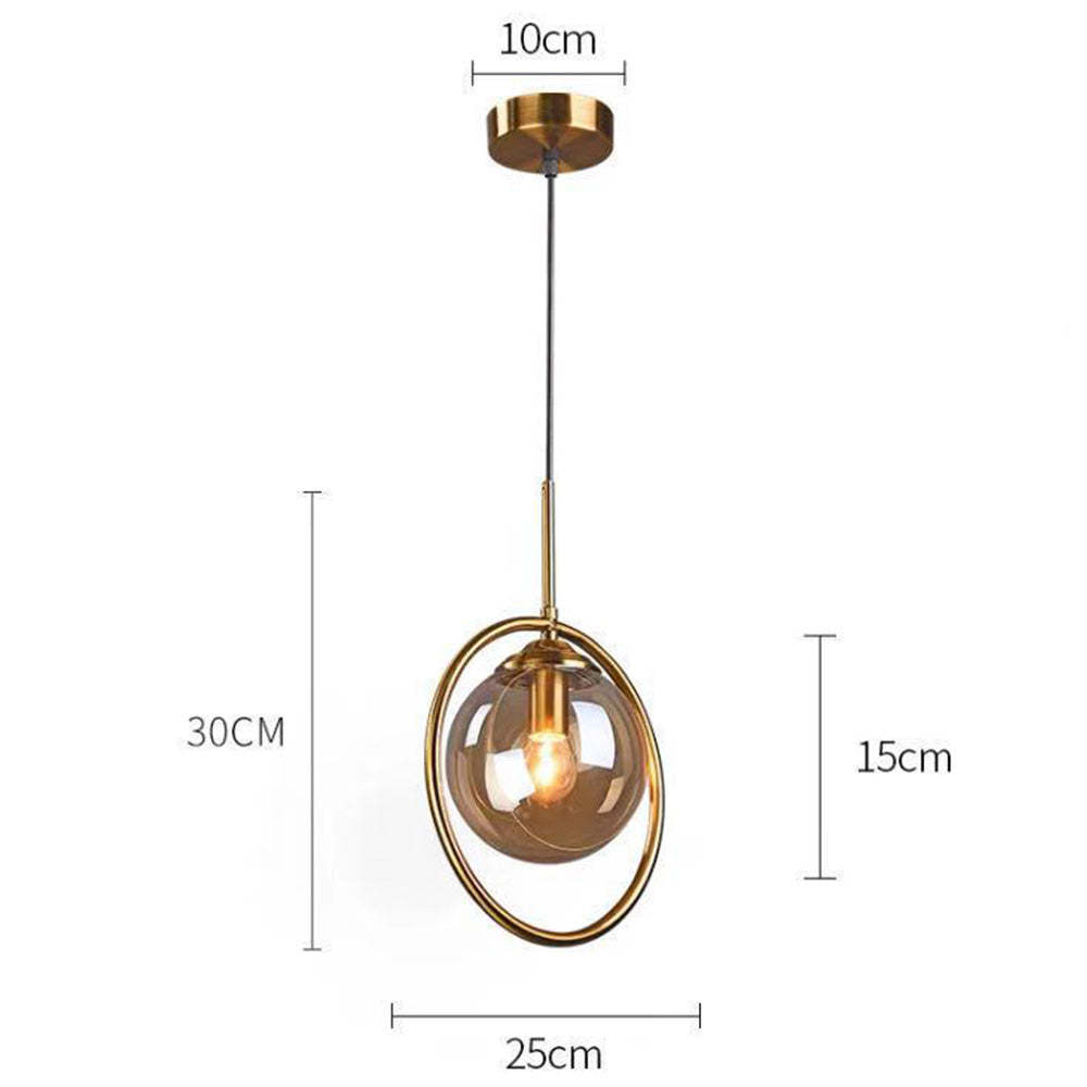 Creative Ball Glass Dining Room Pendant Light