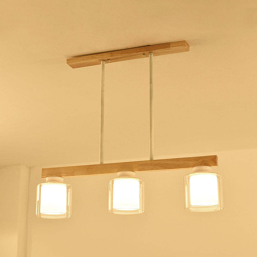 Modern Wood Bar pendant light For Kitchen Island