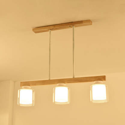 Modern Wood Bar pendant light For Kitchen Island