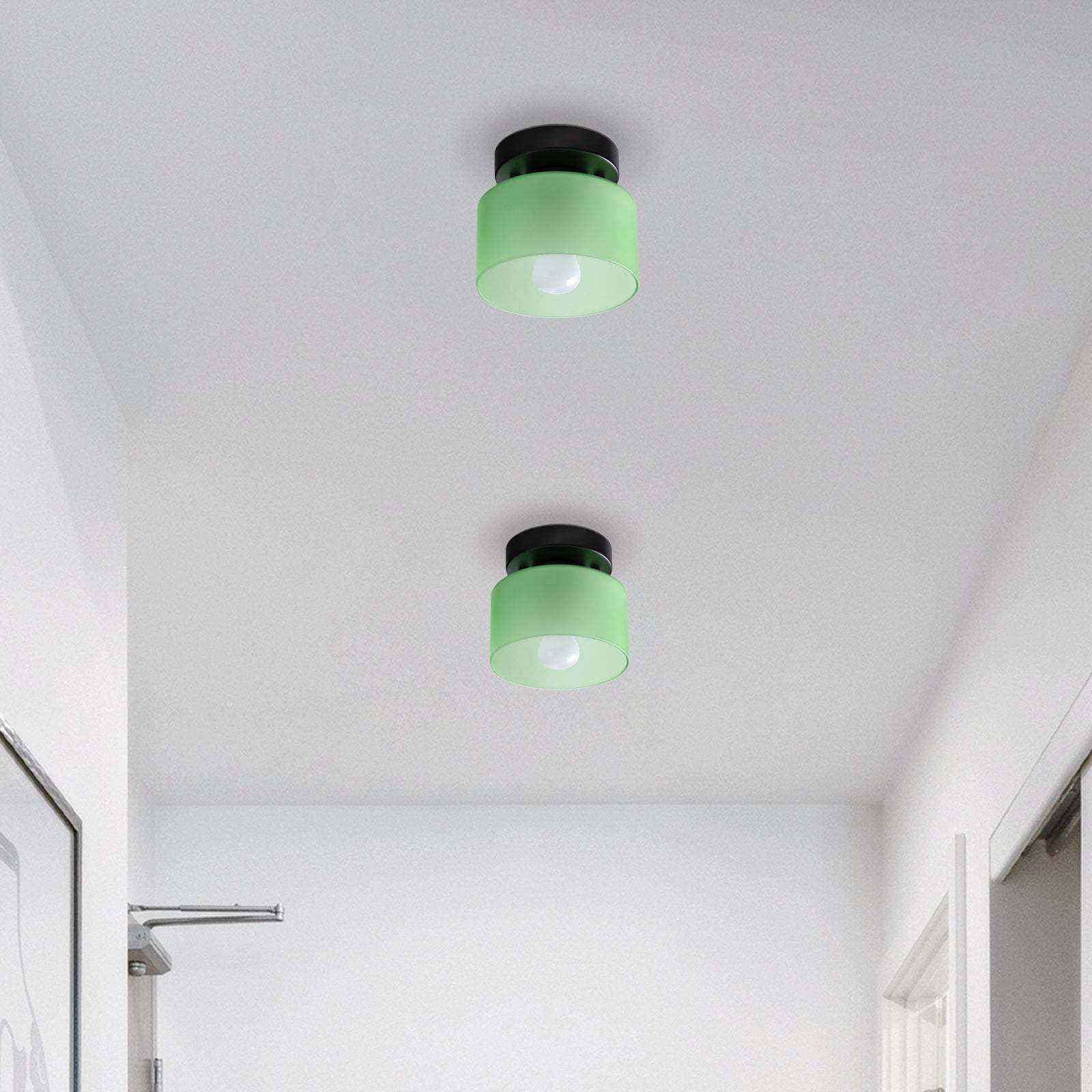 Bauhaus Glass Colorful Ceiling Lights