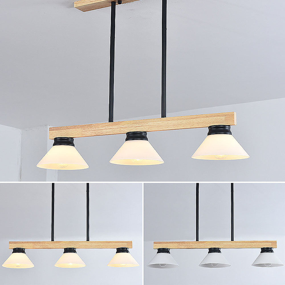 Contemporary Wooden Ceiling Lights For Kitchen Island