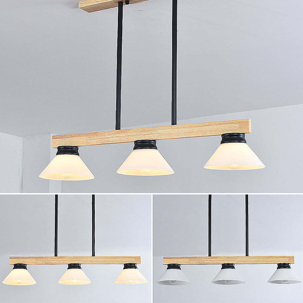 Contemporary Wooden Ceiling Lights For Kitchen Island