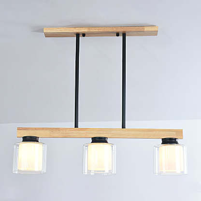 Modern Wood Bar pendant light For Kitchen Island