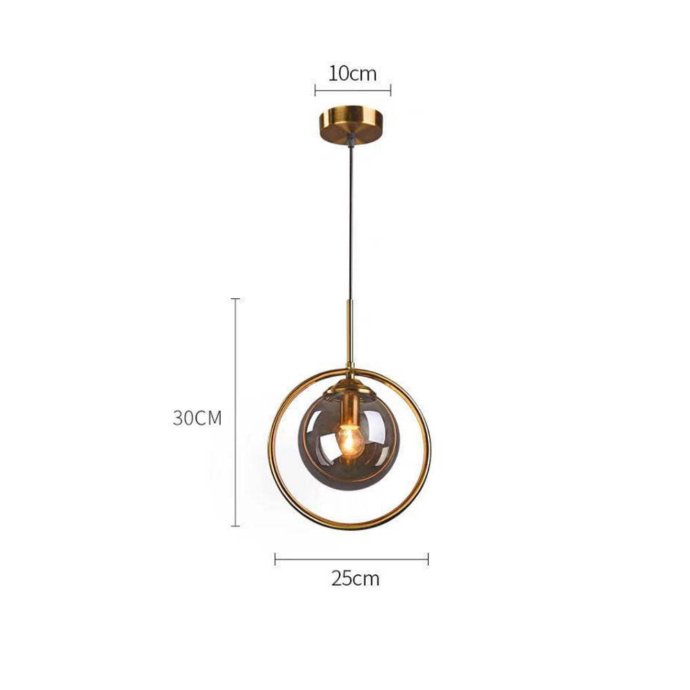 Creative Ball Glass Dining Room Pendant Light