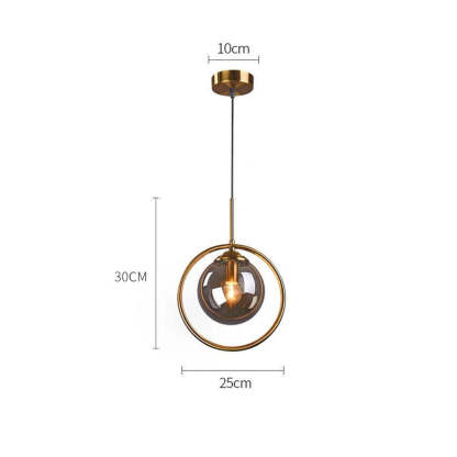 Creative Ball Glass Dining Room Pendant Light