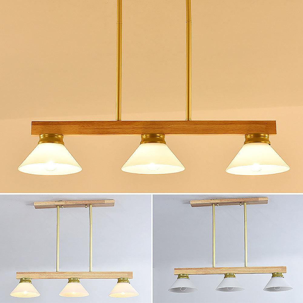 Contemporary Wooden Ceiling Lights For Kitchen Island