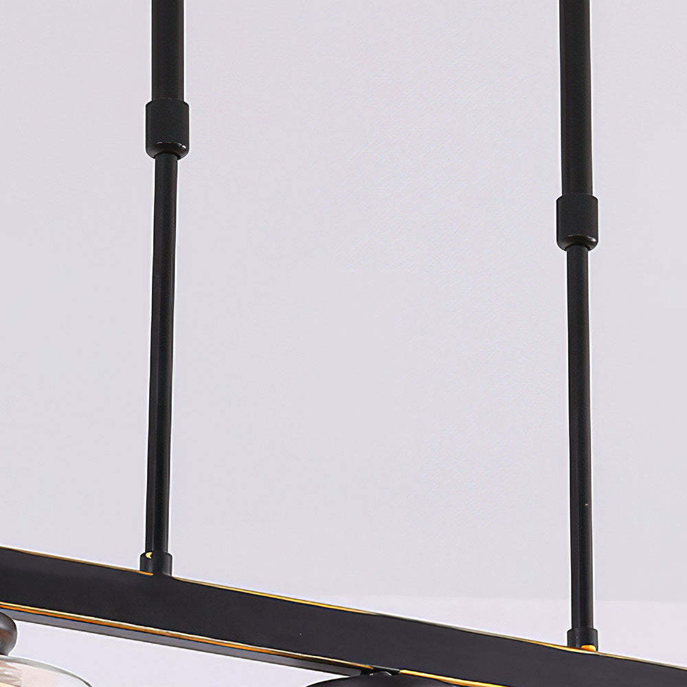 Multi-Bulbs Glass Dining Room Ceiling Lights