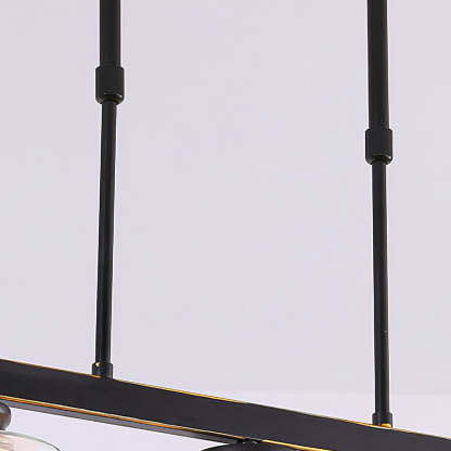 Multi-Bulbs Glass Dining Room Ceiling Lights