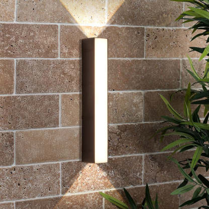 Modern Up and Down Outdoor Wall Sconce for Porch and Patio