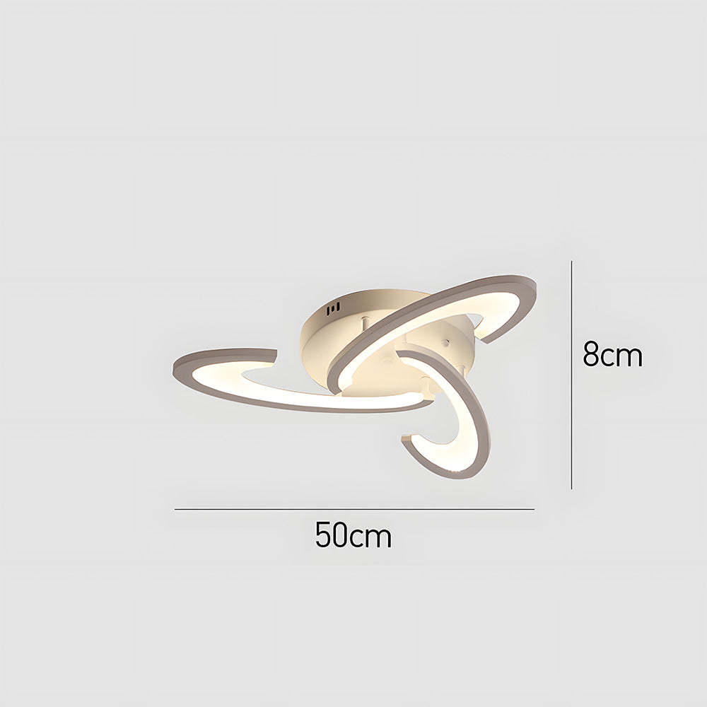 Modern Nordic Iron Living Room LED Ceiling Lights