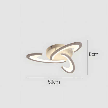 Modern Nordic Iron Living Room LED Ceiling Lights