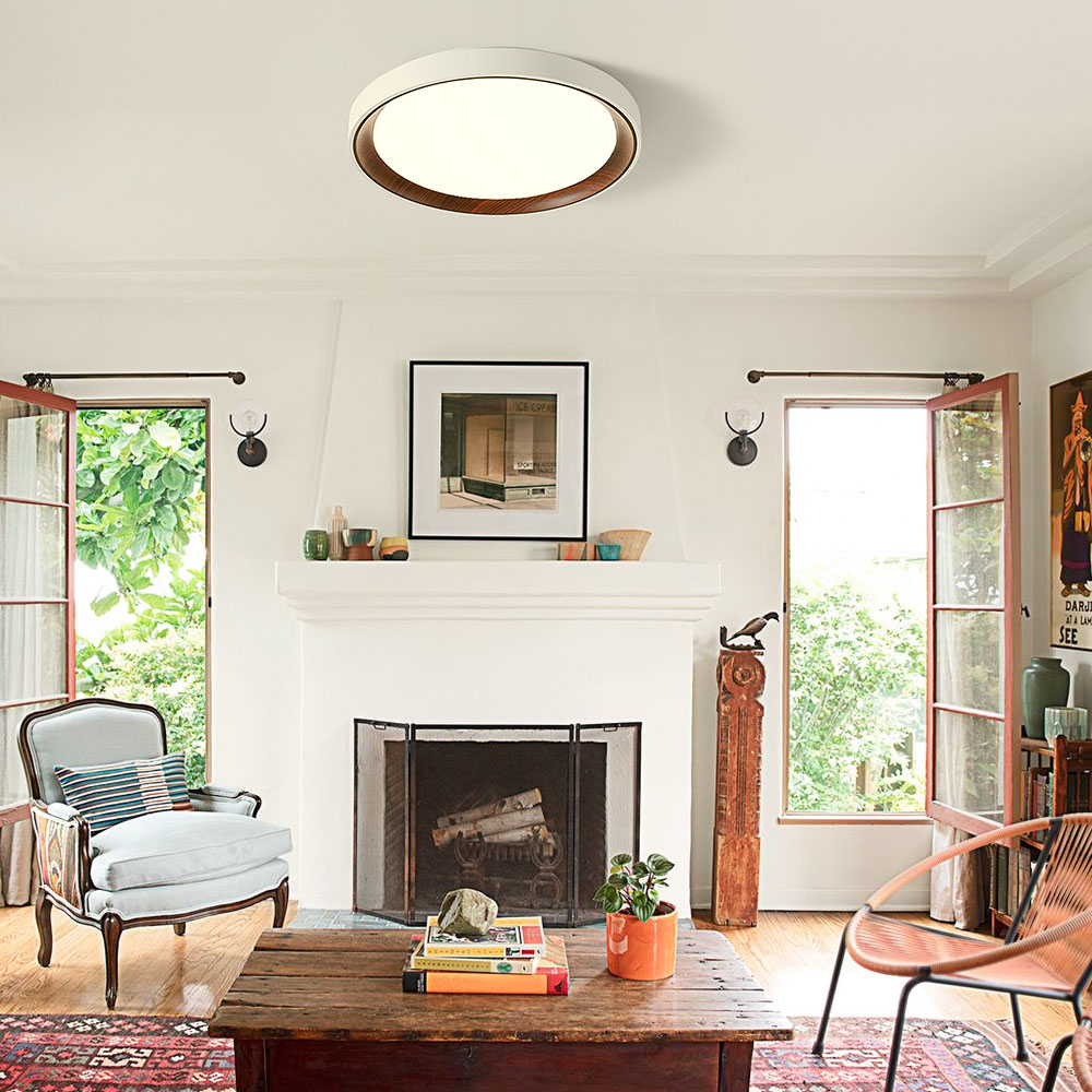 Modern Acrylic Round LED Ceiling Light For Living Room