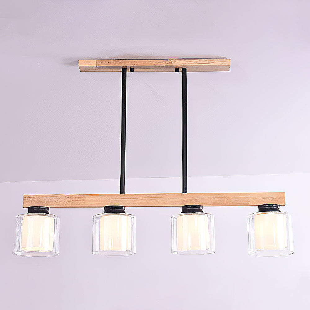 Modern Wood Bar pendant light For Kitchen Island